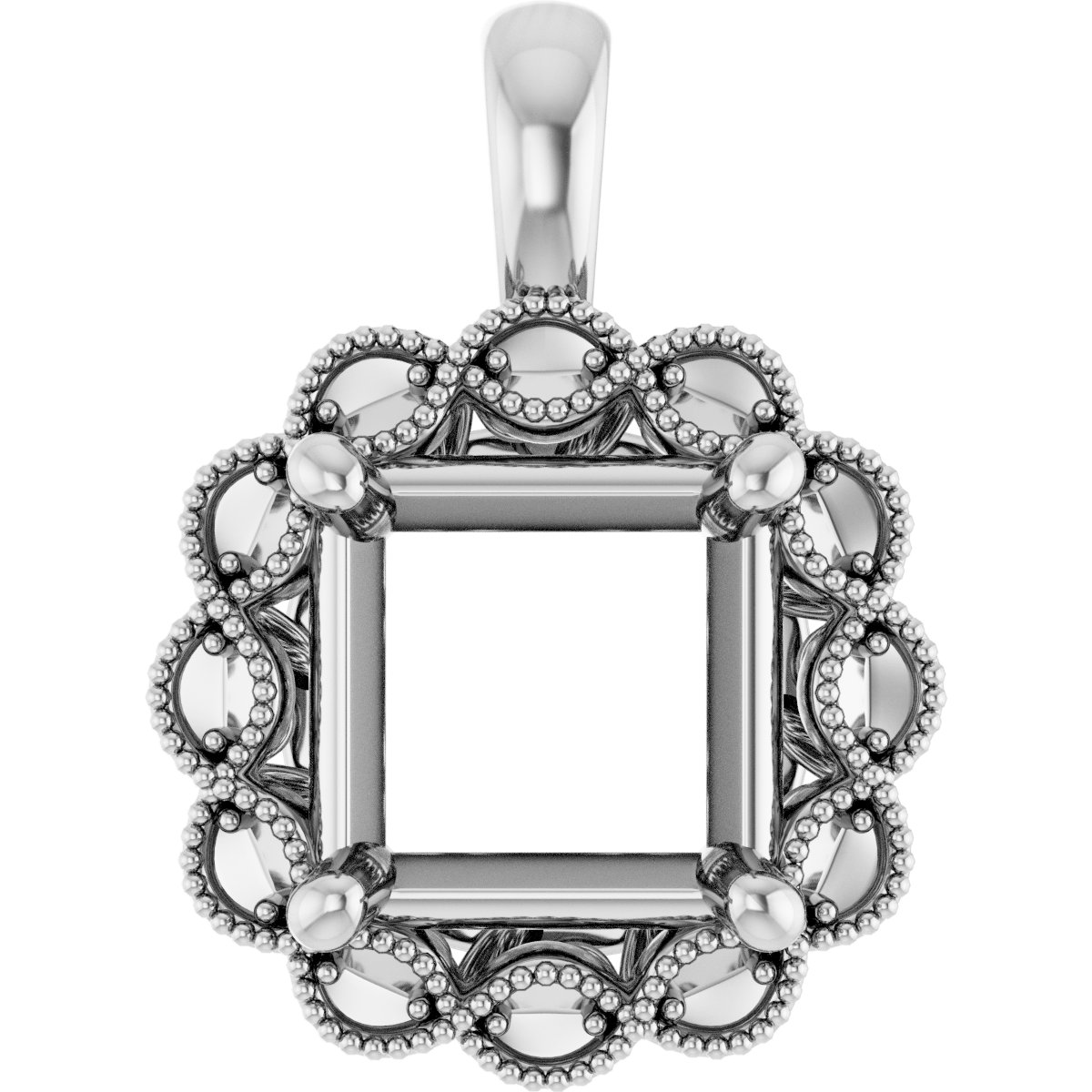Halo-Style Pendant
