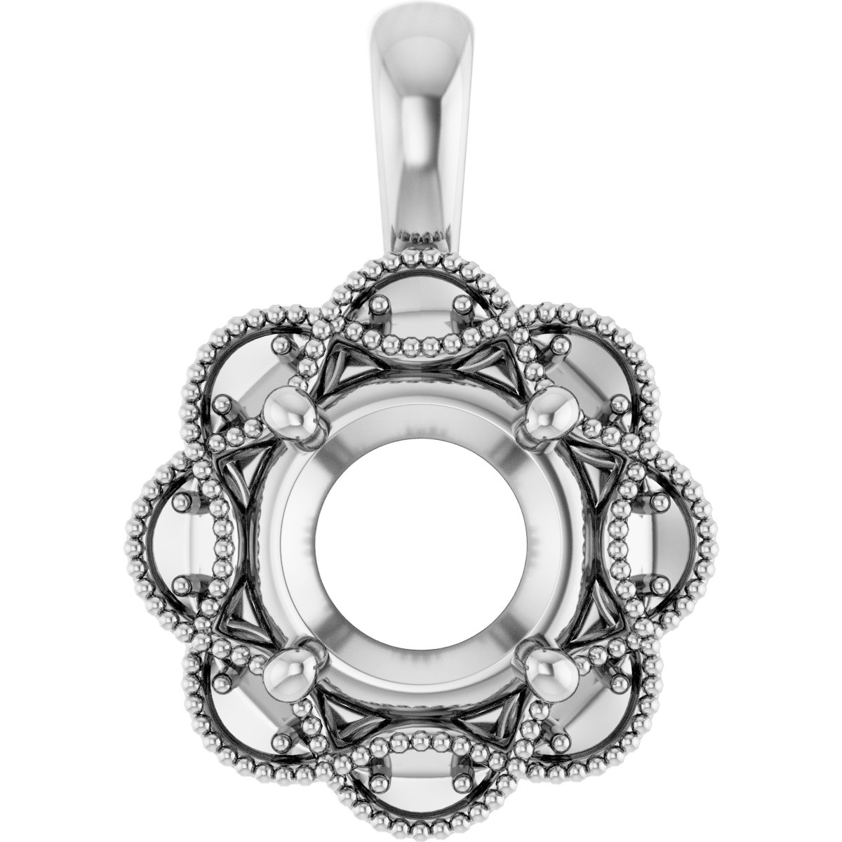 Halo-Style Pendant