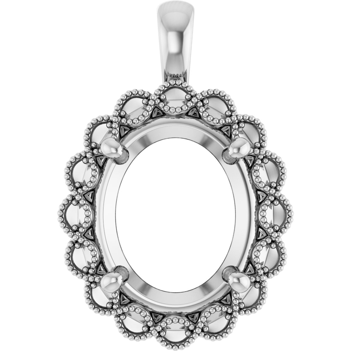 Halo-Style Pendant