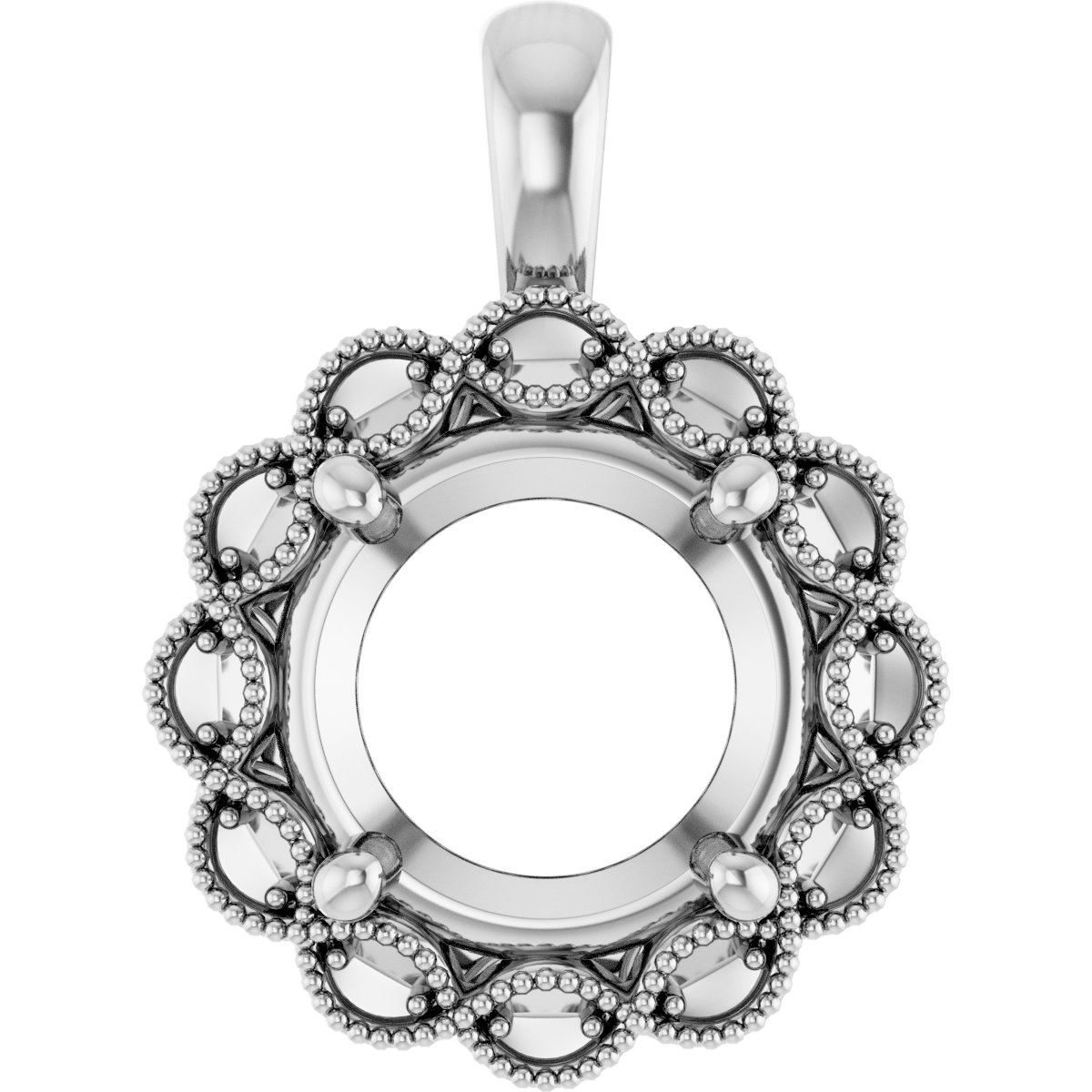 Halo-Style Pendant