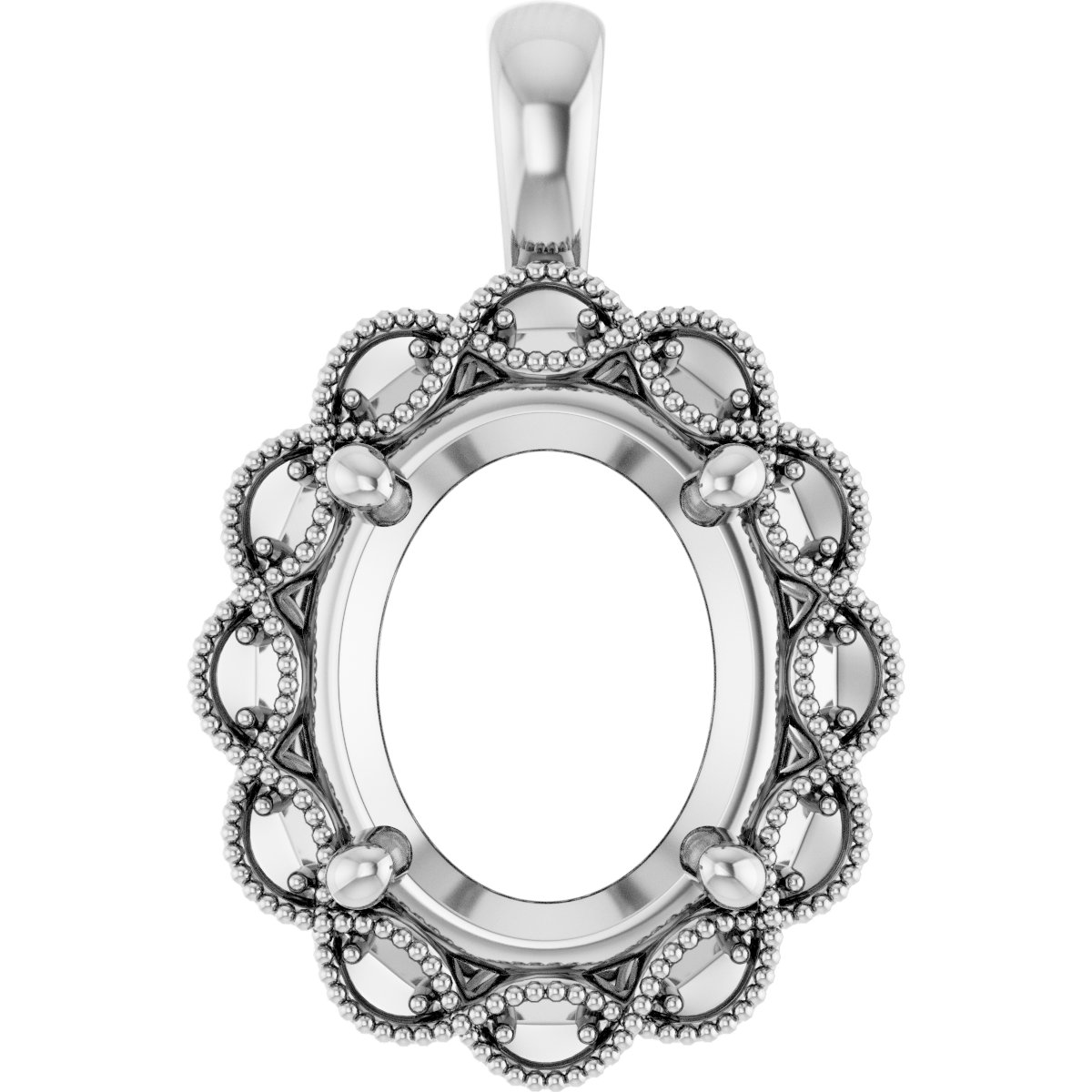 Halo-Style Pendant