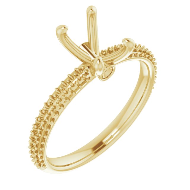 Pavé-Style Accented Engagement Ring