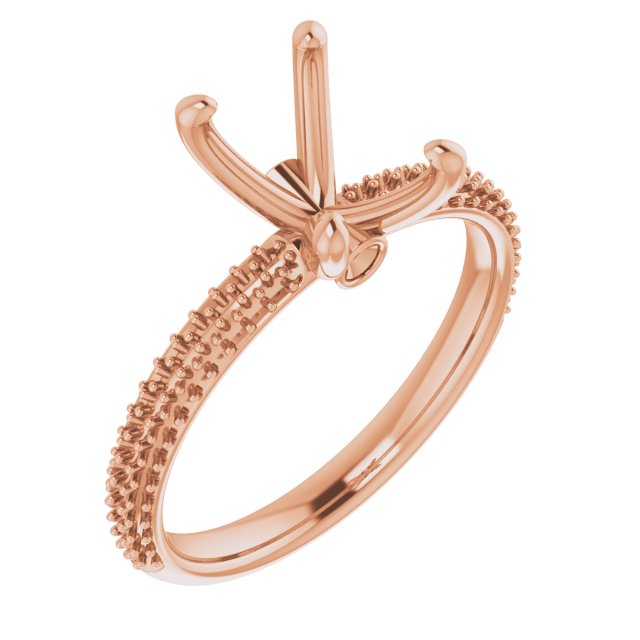 Pavé-Style Accented Engagement Ring