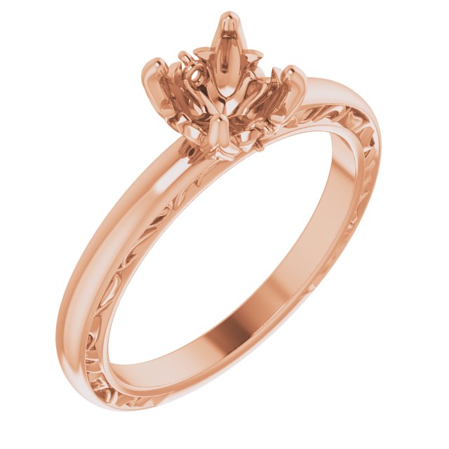 Accented Engagement Ring or Band
