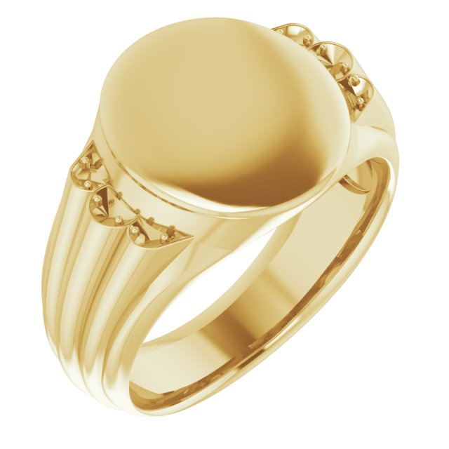 Oval Signet Ring