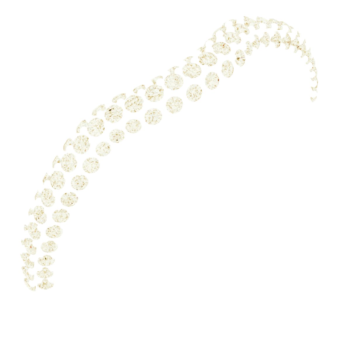 Pavé-Style Contour Band