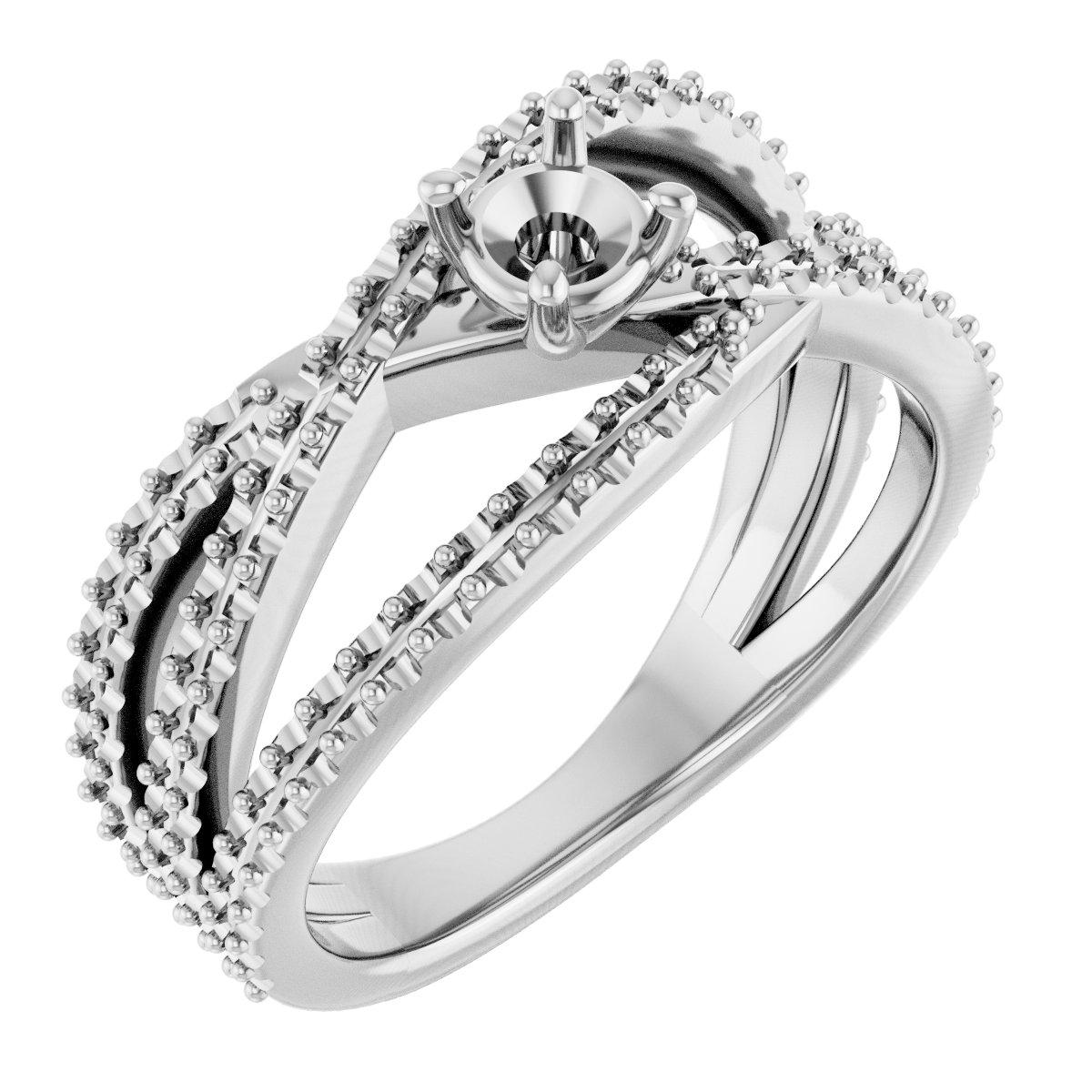 Accented Engagement Ring