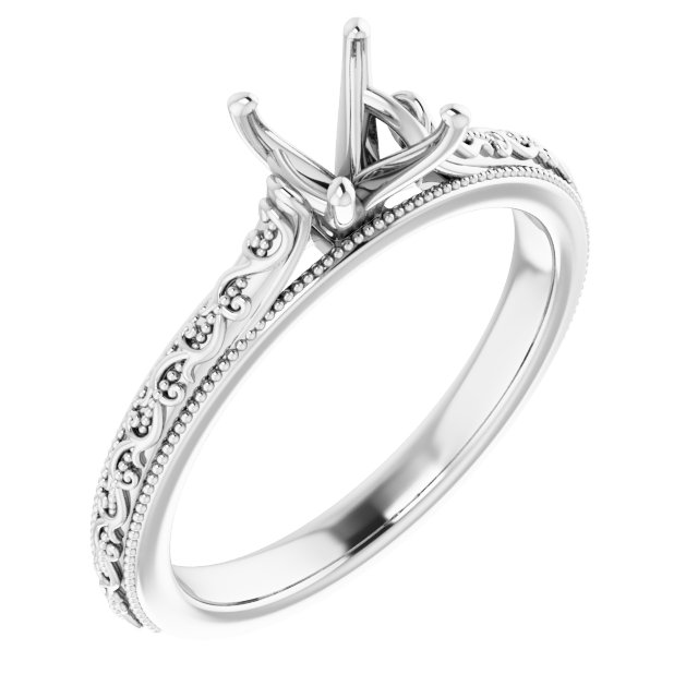 Solitaire Sculptural Engagement Ring