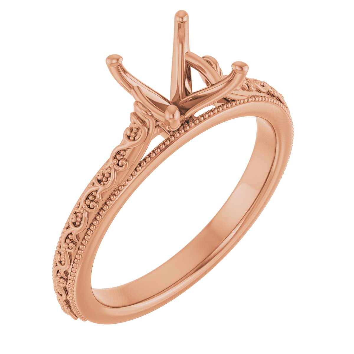 Solitaire Sculptural Engagement Ring