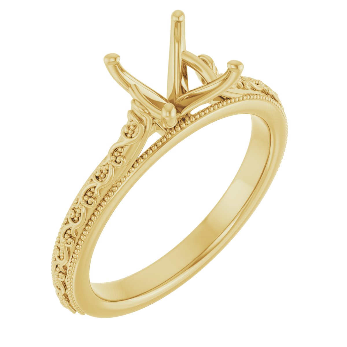Solitaire Sculptural Engagement Ring