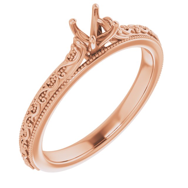 Solitaire Sculptural Engagement Ring