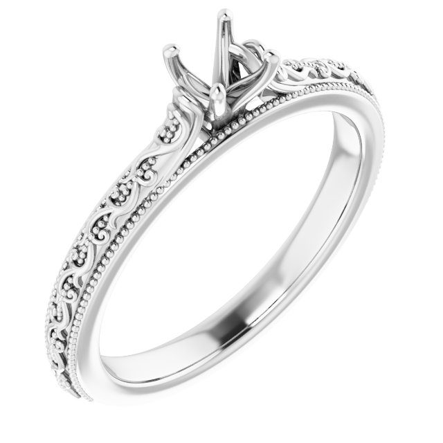 Solitaire Sculptural Engagement Ring