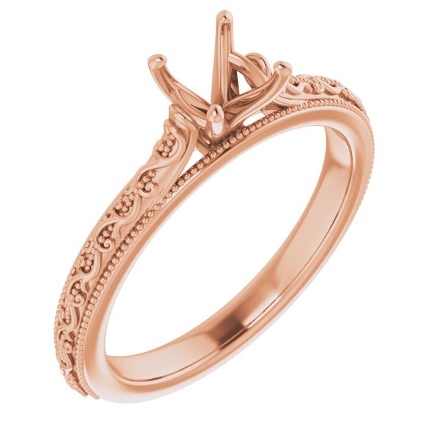 Solitaire Sculptural Engagement Ring