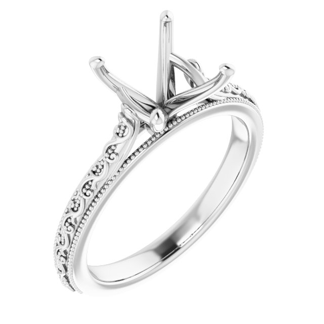 Solitaire Sculptural Engagement Ring