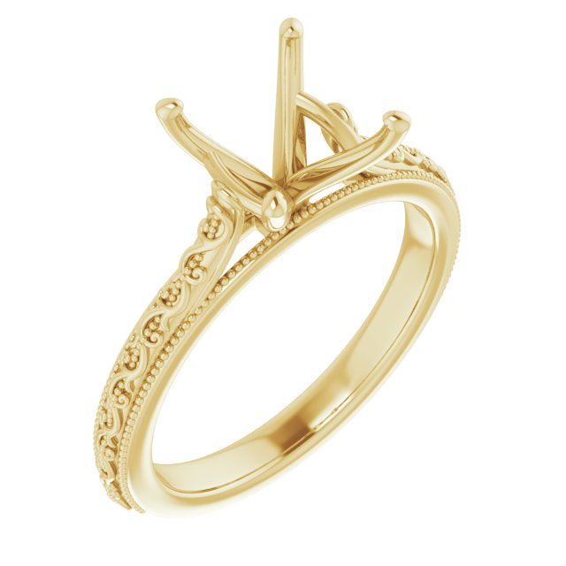 Solitaire Sculptural Engagement Ring