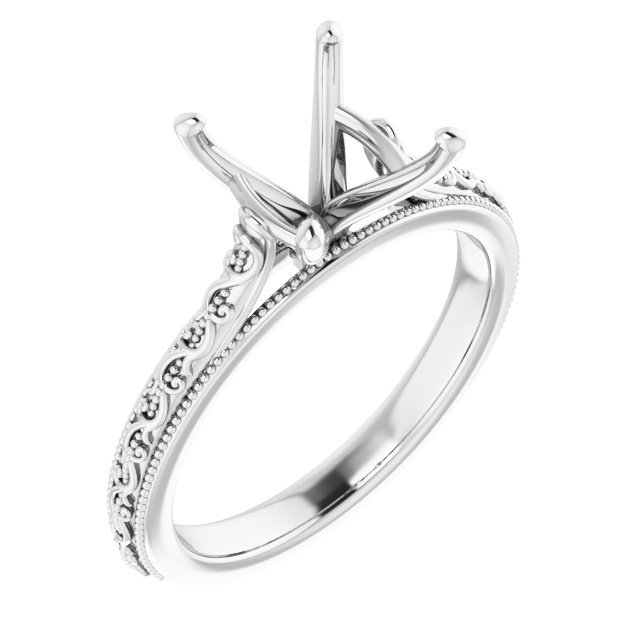Solitaire Sculptural Engagement Ring