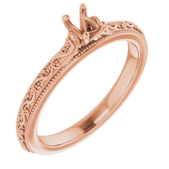 Solitaire Sculptural Engagement Ring