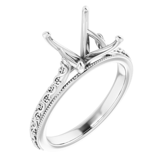 Solitaire Sculptural Engagement Ring