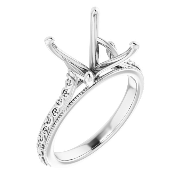 Solitaire Sculptural Engagement Ring