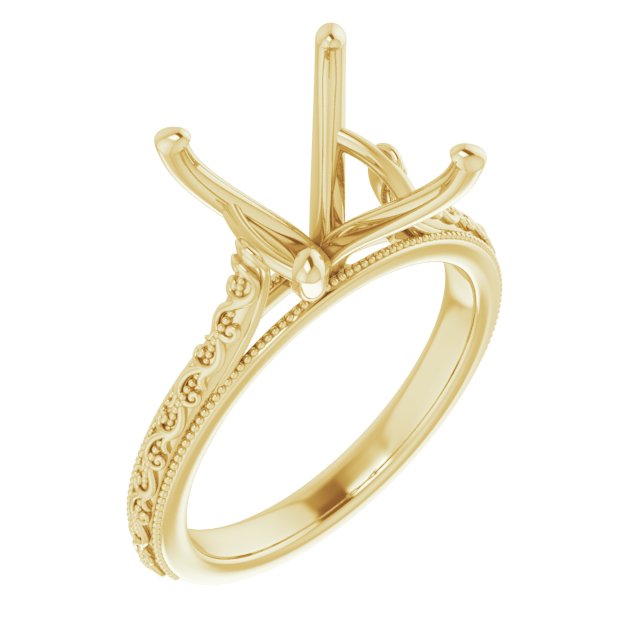 Solitaire Sculptural Engagement Ring