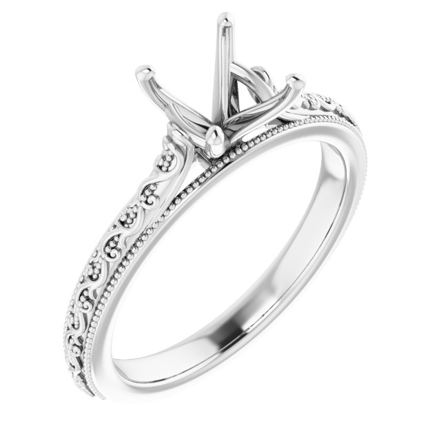 Solitaire Sculptural Engagement Ring