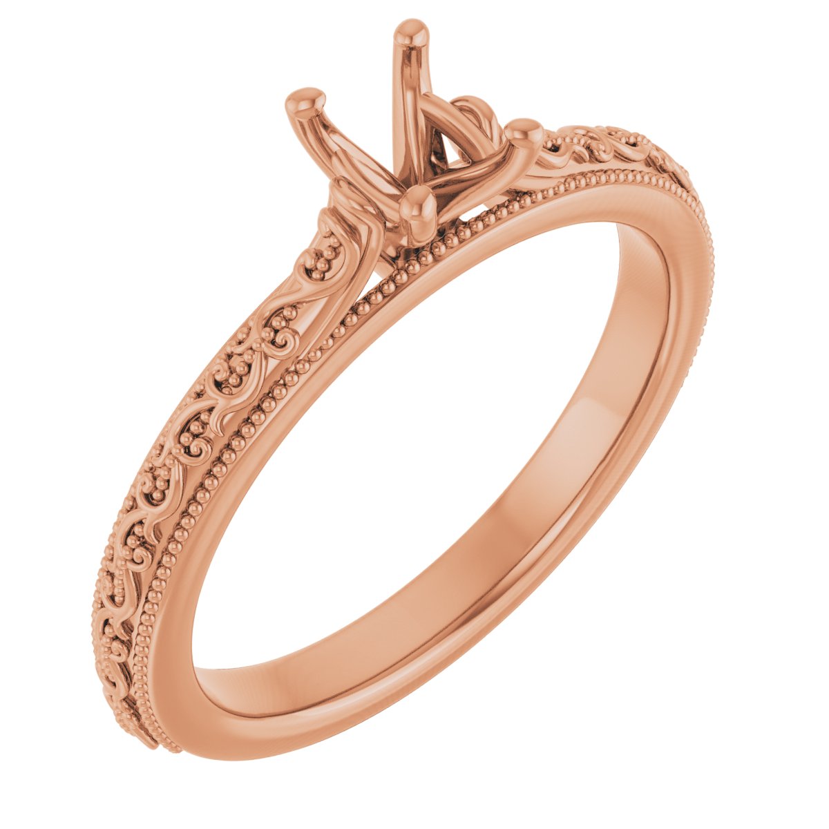 Solitaire Sculptural Engagement Ring