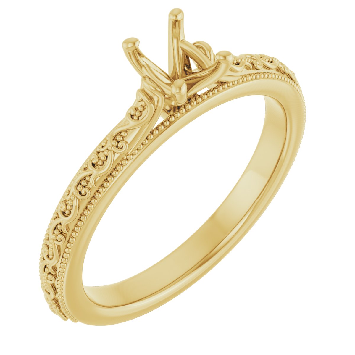 Solitaire Sculptural Engagement Ring