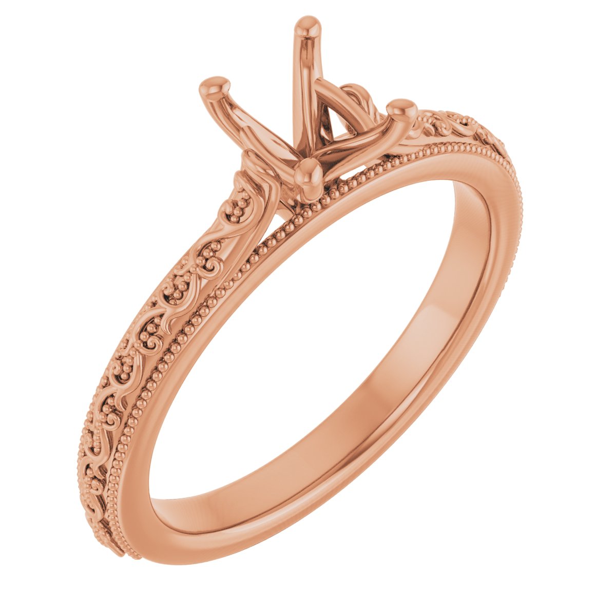 Solitaire Sculptural Engagement Ring