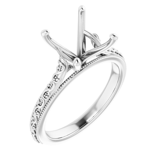Solitaire Sculptural Engagement Ring