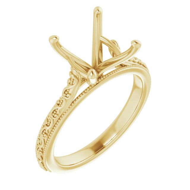 Solitaire Sculptural Engagement Ring