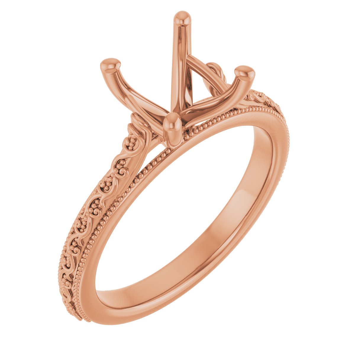 Solitaire Sculptural Engagement Ring