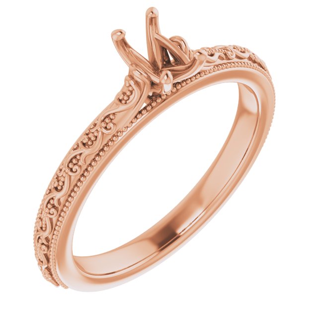 Solitaire Sculptural Engagement Ring
