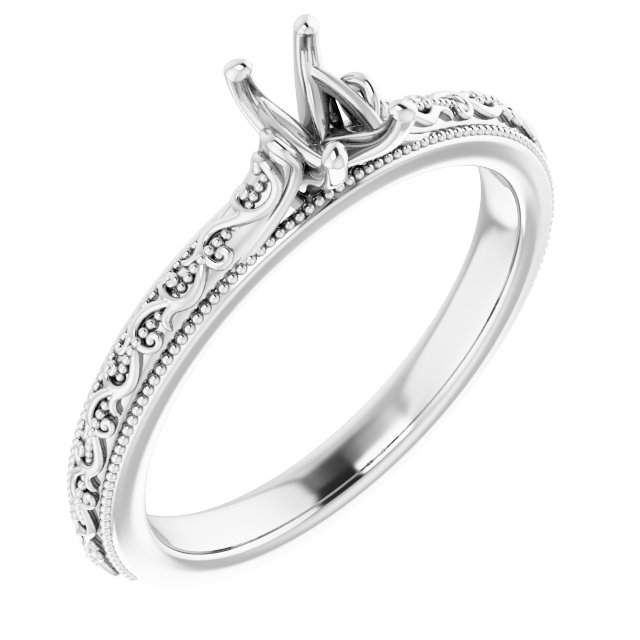Solitaire Sculptural Engagement Ring
