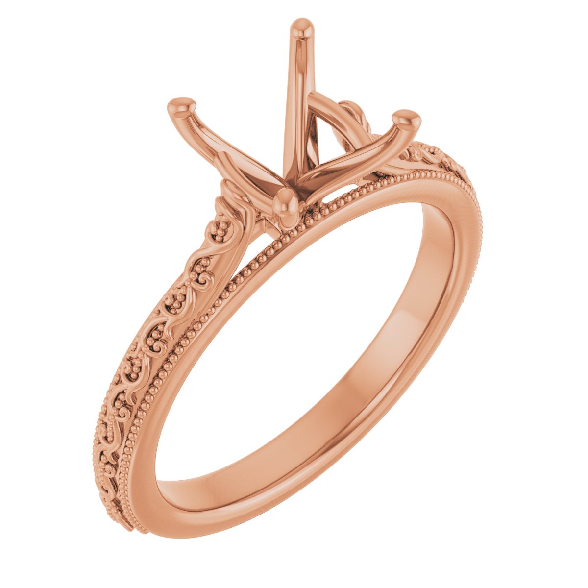 Solitaire Sculptural Engagement Ring