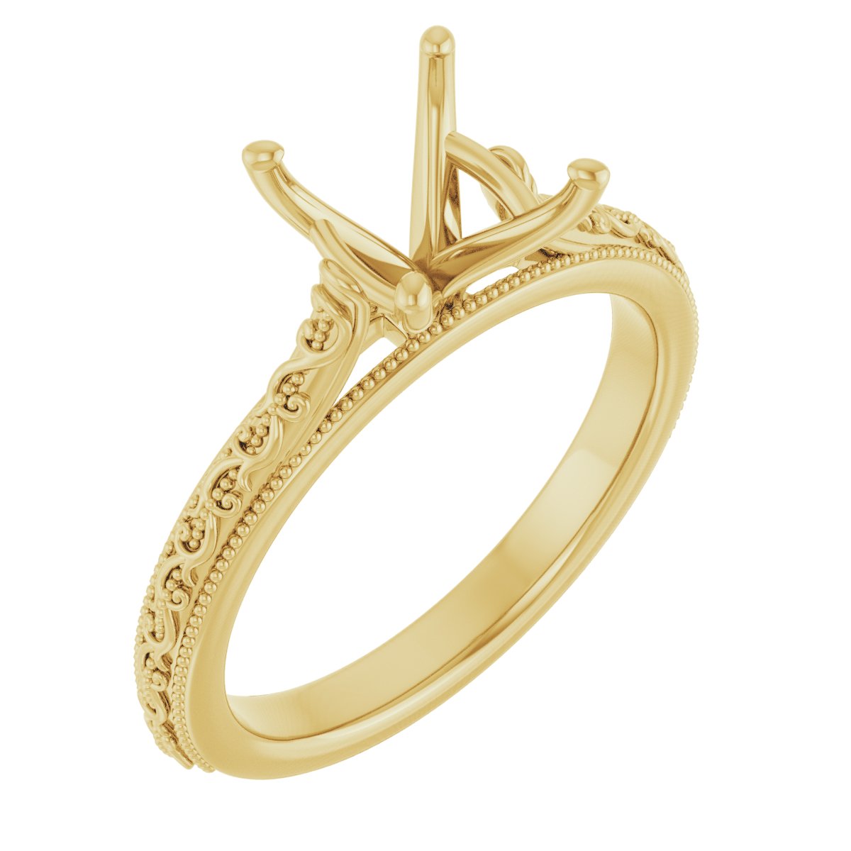 Solitaire Sculptural Engagement Ring