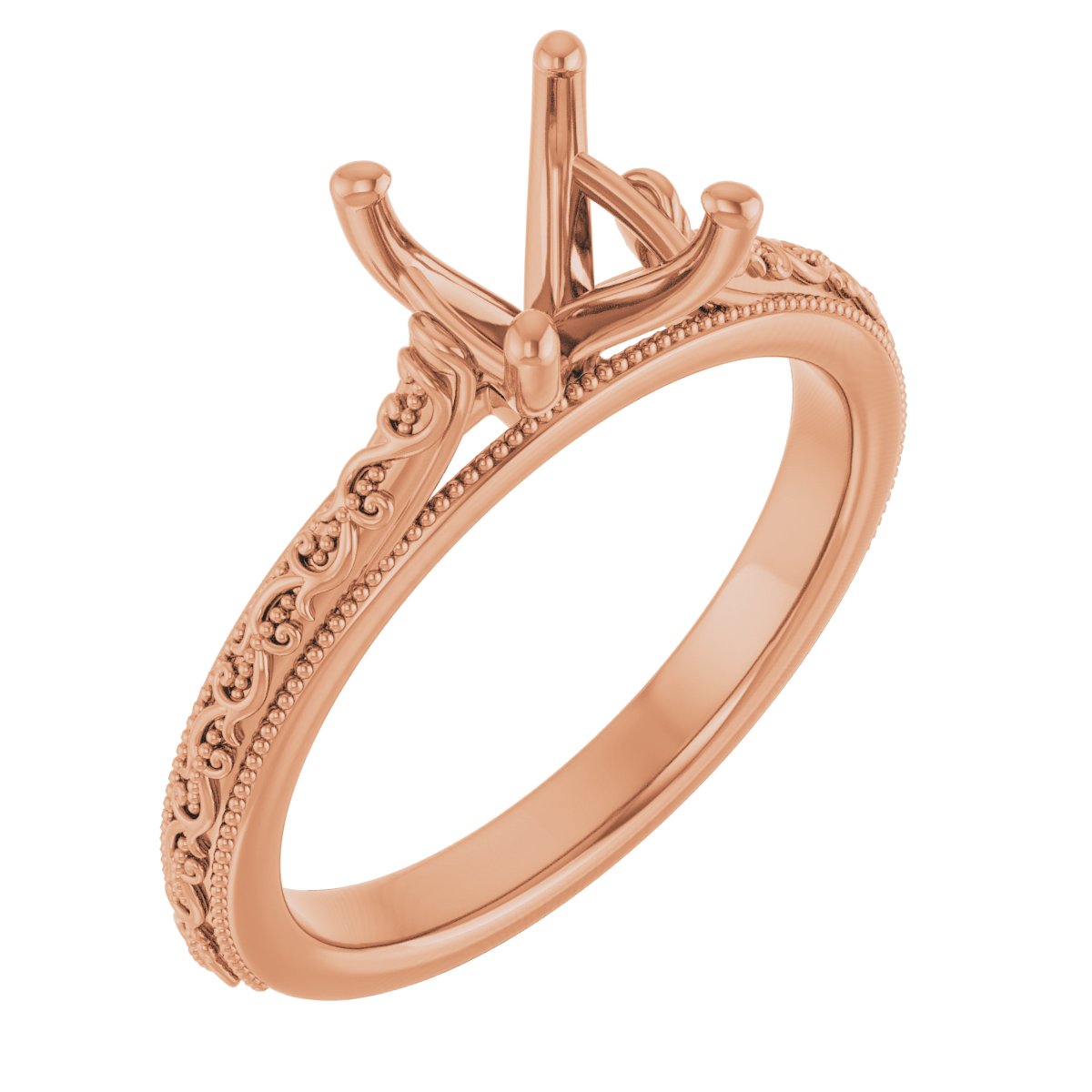 Solitaire Sculptural Engagement Ring