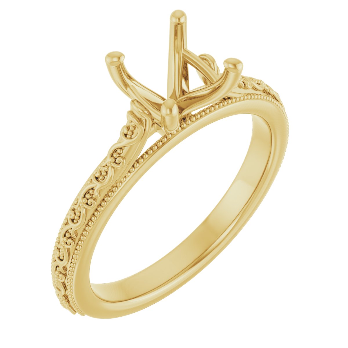 Solitaire Sculptural Engagement Ring