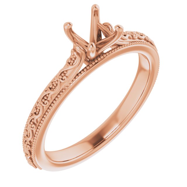 Solitaire Sculptural Engagement Ring