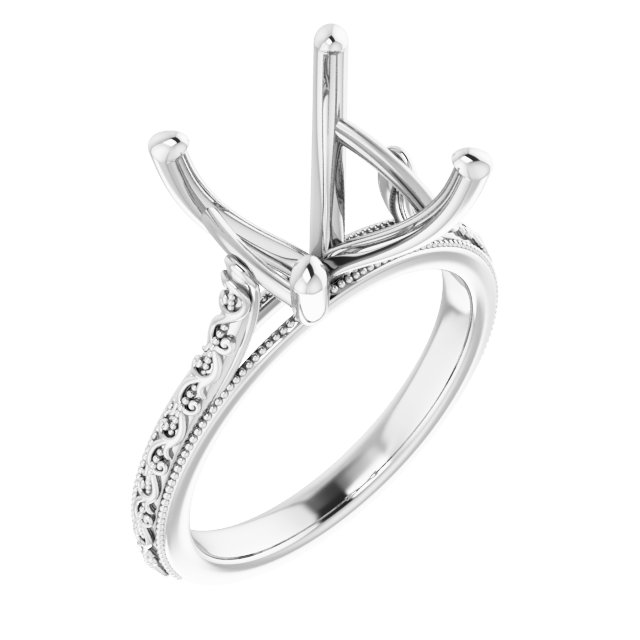 Solitaire Sculptural Engagement Ring