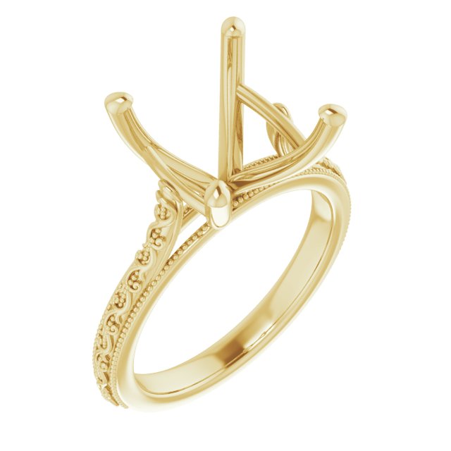 Solitaire Sculptural Engagement Ring