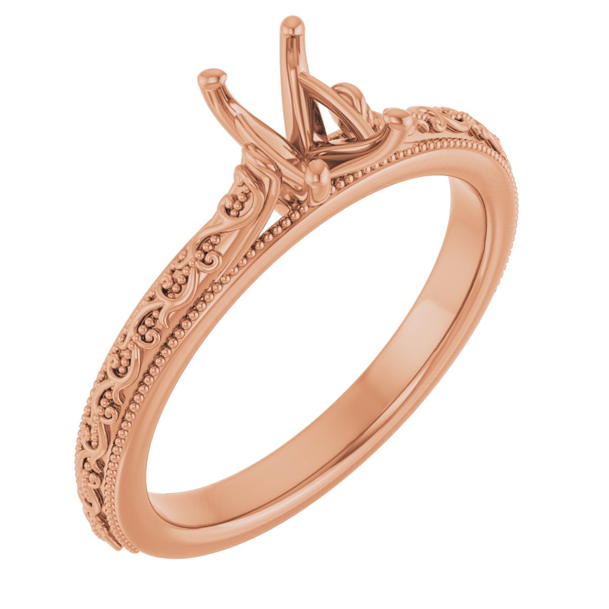 Solitaire Sculptural Engagement Ring
