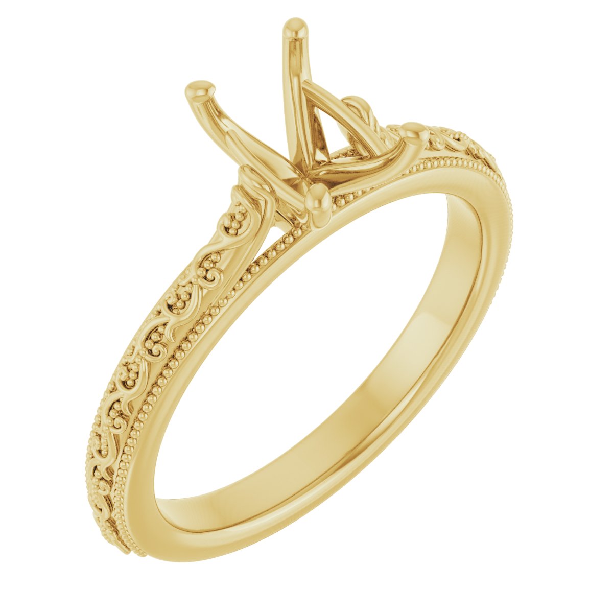 Solitaire Sculptural Engagement Ring