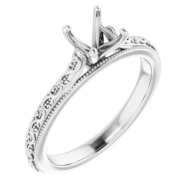 Solitaire Sculptural Engagement Ring