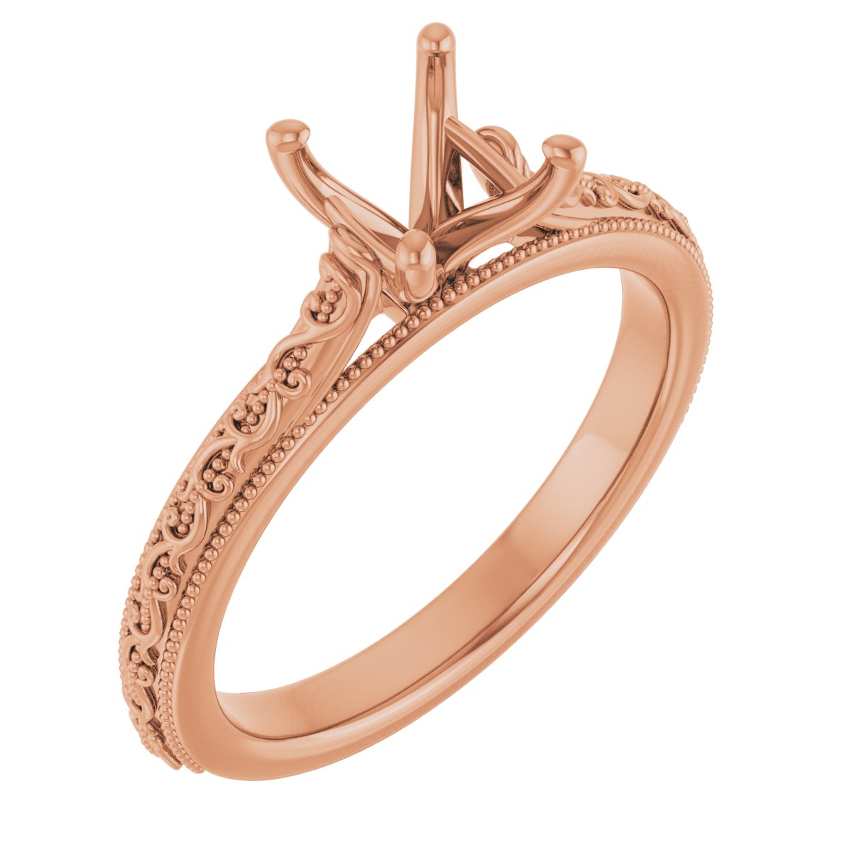 Solitaire Sculptural Engagement Ring