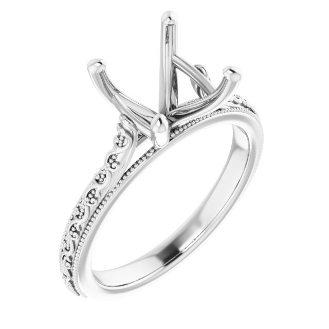 Solitaire Sculptural Engagement Ring