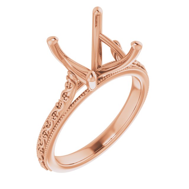 Solitaire Sculptural Engagement Ring