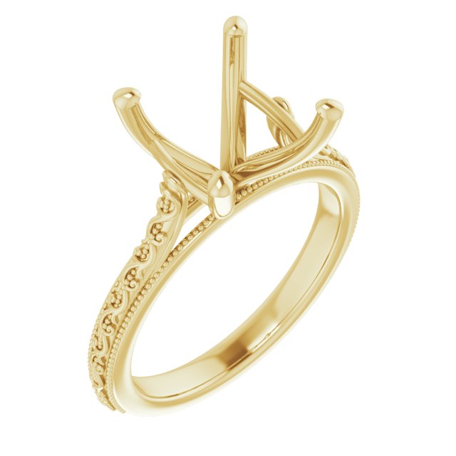 Solitaire Sculptural Engagement Ring