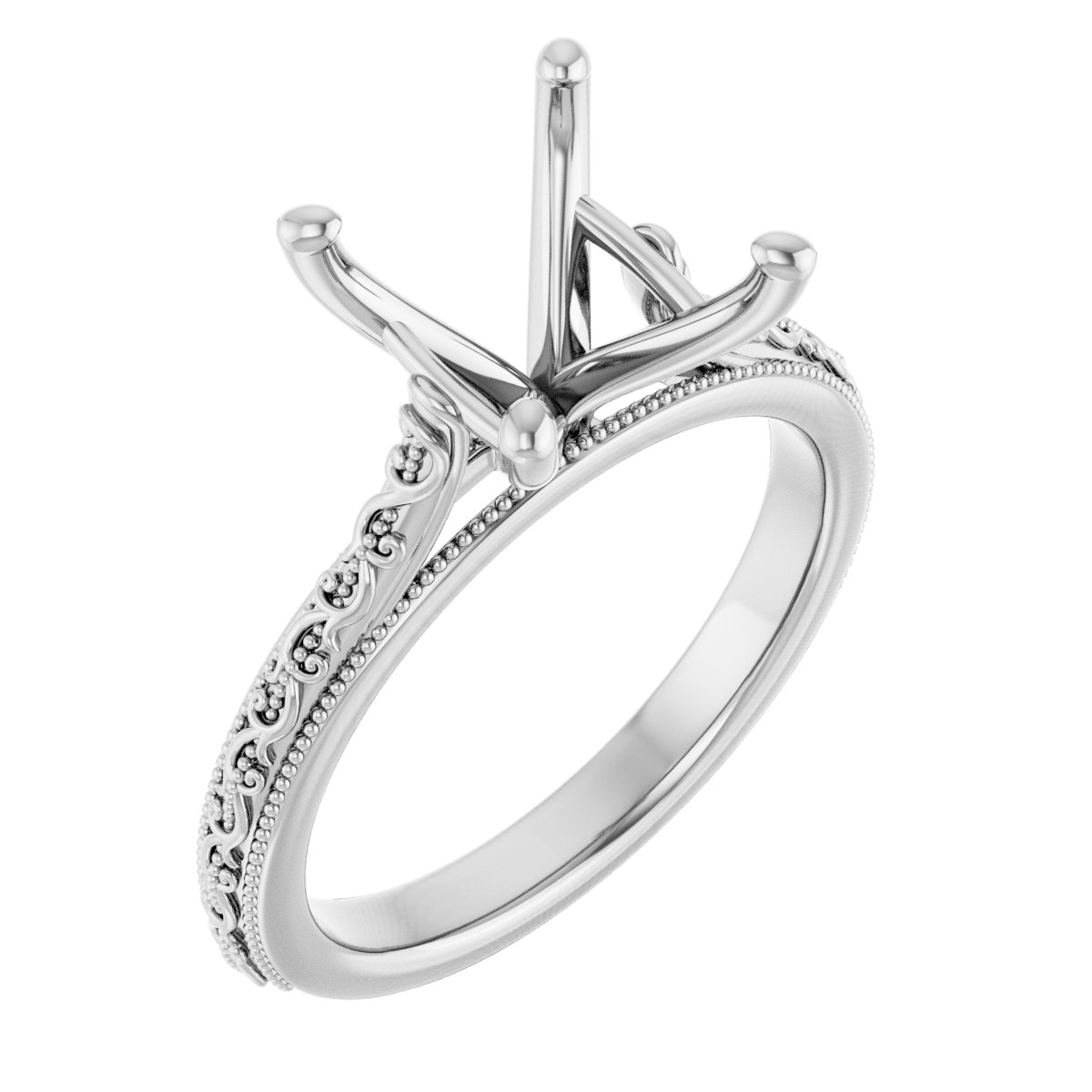 Solitaire Sculptural Engagement Ring