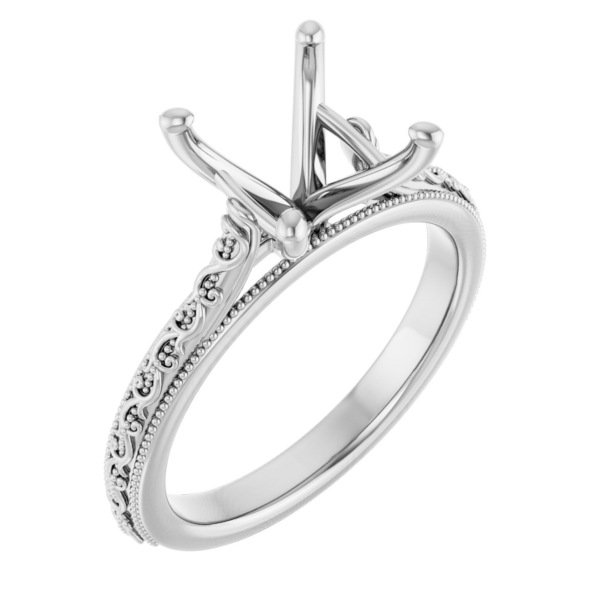 Solitaire Sculptural Engagement Ring