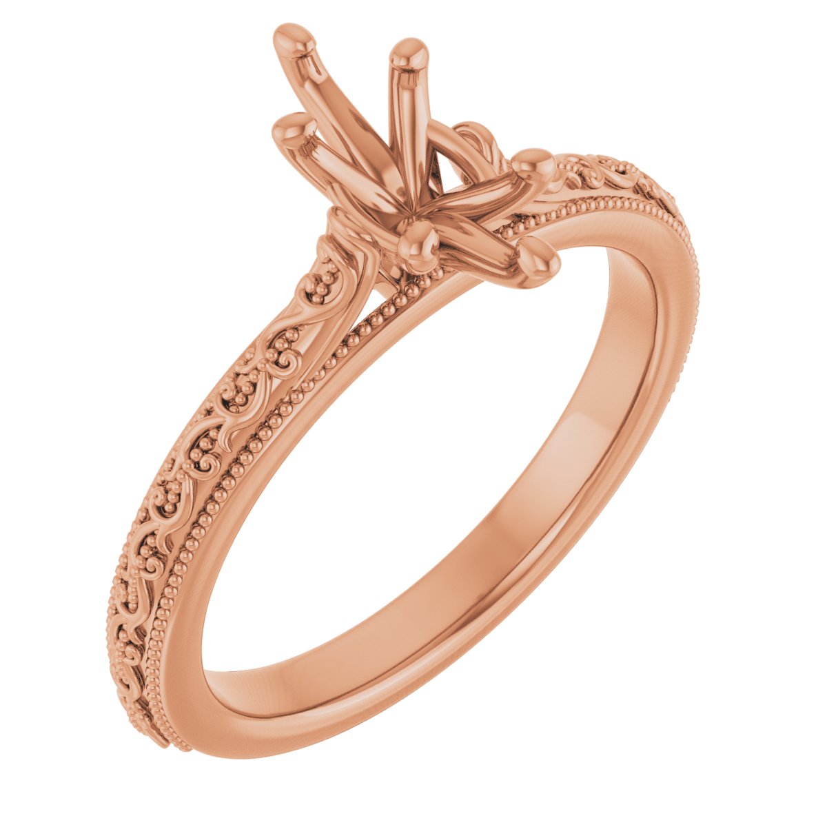 Solitaire Sculptural Engagement Ring